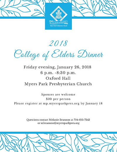College of Elders Event 2018